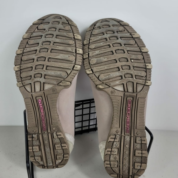 Skechers relaxy fit memory foam Sz 7.5 US Slip on Shoes Beige pink - Picture 8 of 8